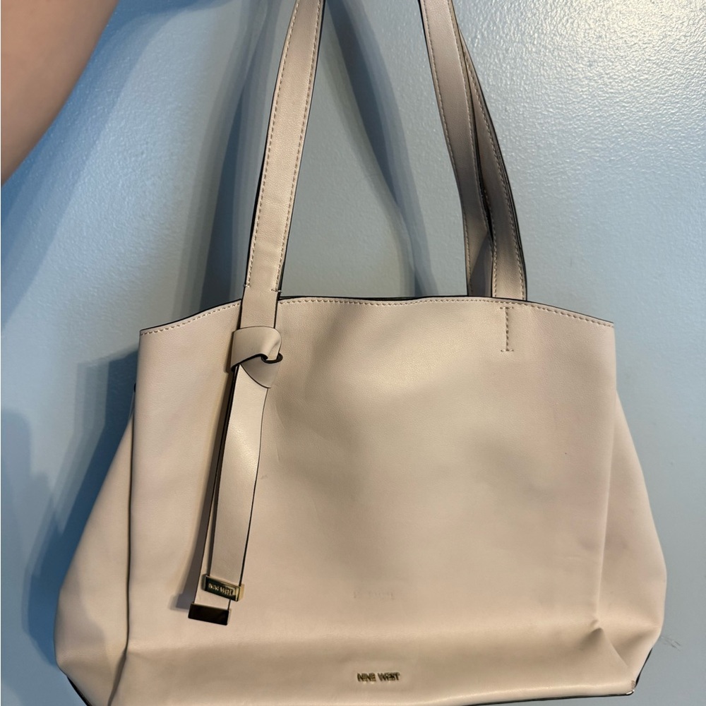 Nine West Cream Tote Bag
